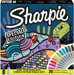 Viltstift Sharpie fun schildpad special edition box à 20 stuks