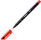 Viltstift STABILO OHpen permanent 841/40 rond 0.4mm rood - 10 stuks