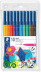 Viltstift staedtler 326 10 stuks ass | Etui a 10 stuk | 10 stuks
