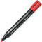 Viltstift staedtler 350 schuin 2-5mm rood - 10 stuks