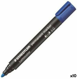 Viltstift Staedtler 352 rond blauw blauw | 10 stuks