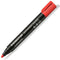 Viltstift Staedtler 352 rond rood 2mm | 10 stuks