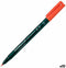 Viltstift Staedtler Lumocolor 313 permanent S rood - 10 stuks