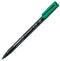 Viltstift Staedtler Lumocolor 317 permanent M groen - 10 stuks