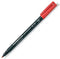 Viltstift Staedtler Lumocolor 317 permanent M rood - 10 stuks