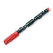 Viltstift Staedtler Lumocolor 318 permanent F rood - 10 stuks