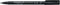 Viltstift Staedtler Lumocolor 318 permanent F zwart - 10 stuks