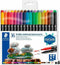 Viltstift staedtler perm dubbele punt ass 36st - 6 stuks