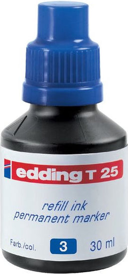 Viltstiftinkt edding T25 blauw | 10 stuks