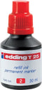 Viltstiftinkt edding T25 rood | 10 stuks