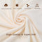 vimate Cashmere Pashmina sjaal - cream