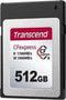 Transcend CFexpress 820 - Geheugenkaart - 512GB - 1700MB/s lezen - Zwart