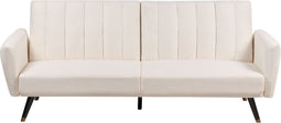 VIMMERBY - Slaapbank - Lichtbeige - Polyester