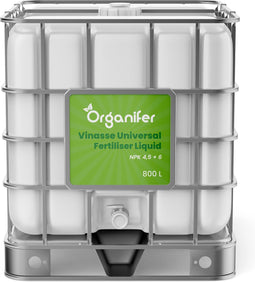 Vinasse NK Meststof 4.5 + 8 – Vloeibaar (800 l IBC) - Organifer