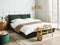 VINAY - Tweepersoonsbed - Groen - 160 x 200 cm - Polyester