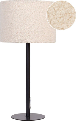 VINAZCO - Tafellamp - Beige - Bouclé