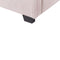 VINCENNES - Bed met opbergruimte - Roze - 140 x 200 cm - Fluweel