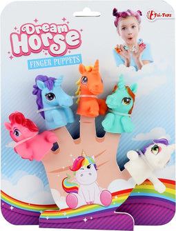 Vingerpoppen Eenhoorn, 5st.