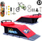 Vingerskateboard of BMX Fiets met Skatebaan