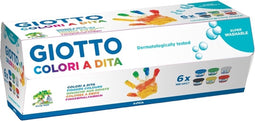 Vingerverf Giotto Multicolour 6 Onderdelen 100 ml