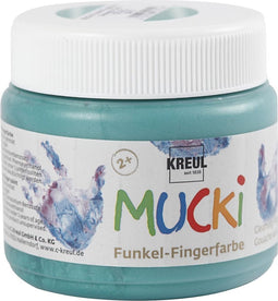 Vingerverf - Groen Metallic - Kreul - Mucki - 150ml