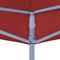 vidaXL - Partytentdak 270 g/m² - 4x3 m - bordeauxrood