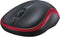 Logitech M185 - Draadloze Muis - 12 maanden batterijduur - Rood