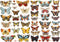 Vintage Plaatjes Vlinders, 2 Vellen