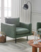 VINTERBRO - Fauteuil - Groen - Polyester
