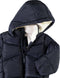 NAME IT NMMMAKE - Puffer Jacket - Teddyvoering afneembare capuchon - Donkerblauw - Maat 98