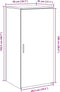 vidaXL - Opbergkast - 50x45x103,5 - cm - bewerkt - hout - bruin - eikenkleurig