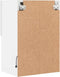 vidaXL - Tv-meubels - met - LED-verlichting - 2 - st - 40,5x30x60 - cm - wit