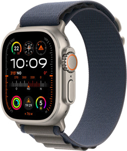 Apple Watch Ultra 2 - Smartwatch - Titanium met saffierkristal - Blauw