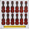 Viool, l: 8 cm, 12 stuks