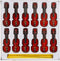 Viool, l: 8 cm, 12 stuks