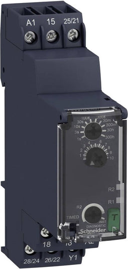 Schneider Electric Schneider Electric Tijdrelais Monofunctioneel 1 stuk(s) Tijdsduur: 0.05 s - 300 h 2x wisselcontact