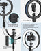 Viozon - Ringlamp - Selfie Ringlamp - 12 Inch - Uitschuifbaar Statief