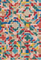 Brink en Campman - Estella Tetris 89605 Vloerkleed - 160x230 - Rechthoek - Kinder,Laagpolig Tapijt - Modern - Meerkleurig