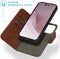 iMoshion Hoesje Geschikt voor iPhone 14 Pro Hoesje Met Pasjeshouder - iMoshion Uitneembare 2-in-1 Luxe Bookcase - Bruin