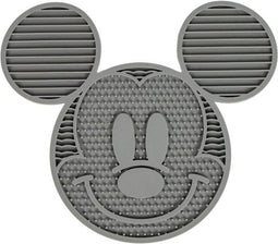 Voerbak voor honden Mickey Mouse Grijs Siliconen 28 x 15 x 1,5