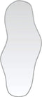 vidaXL - Wandspiegel - 80x35 - cm - zilverkleurig