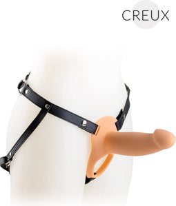 Virgite - Holle Strap-on - Lichte Huidskleur