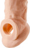 Virgite - Penis sleeve die echt aanvoelt - Met Opening Voor de Balzak - 19.8 cm - Lichte Huidskleur