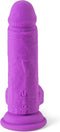 Virgite - Realistische Vibrerende Dildo Met Afstandsbediening R12 - Paars