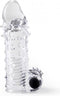 Virgite S11 Realistische Penis Sleeve met Vibratie 15 cm- transparant