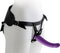 Virgite Strap-on Harnas met dildo set - paars - maat S/M/L