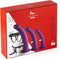 Virgite Strap-on Harnas met dildo set - paars - maat S/M/L