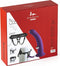 Virgite Strap-on Harnas met paarse dildo - maat M