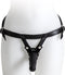 Virgite Strap-on Harnas met zwarte dildo - maat L