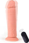 Virgite - Vibrerende Dildo Met Afstandsbediening 23 x 7.5 cm - Lichte Huidskleur